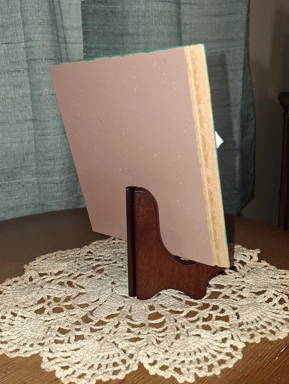 Handcrafted Turquoise and Gold Travel Collage Plaque